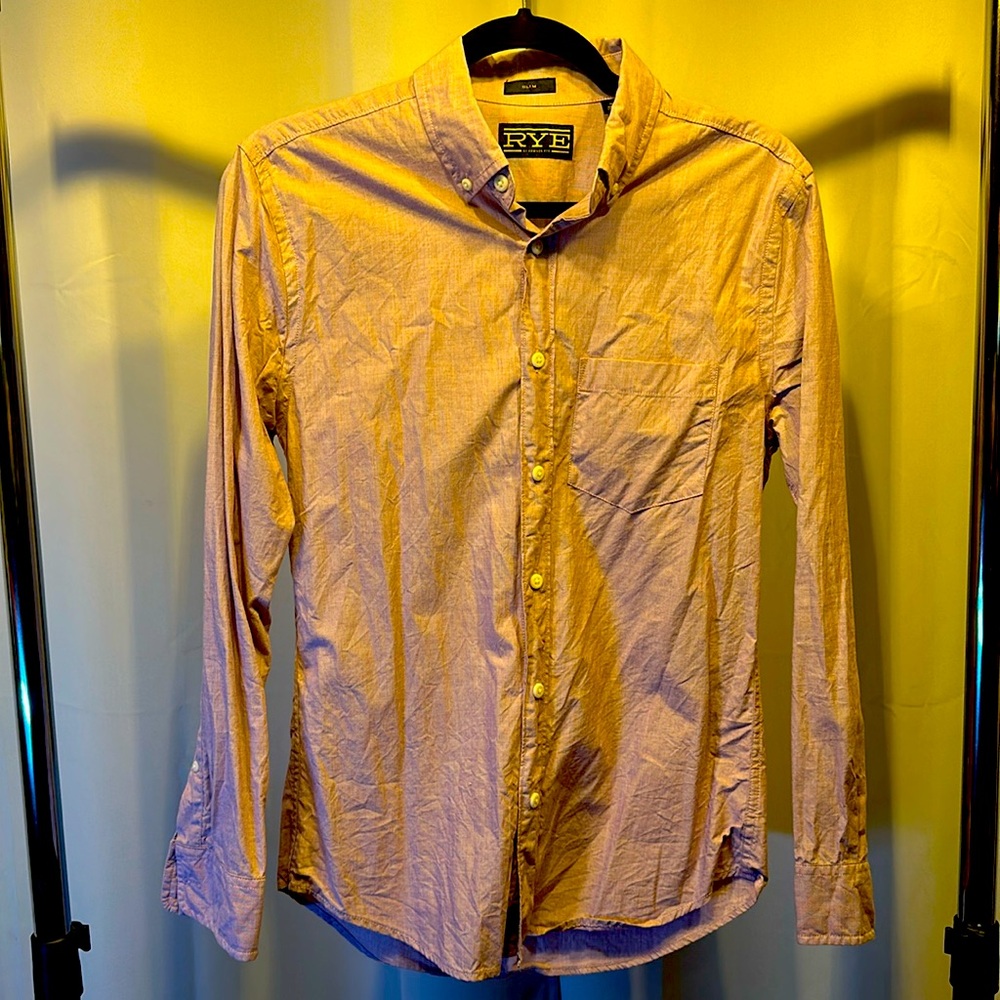 Men’s XS slim fit RYE dress shirt long sleeve.